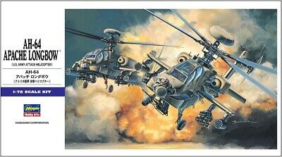 Hasegawa 1/72 Ah-64 Longbow Plastic Model Kit 00536