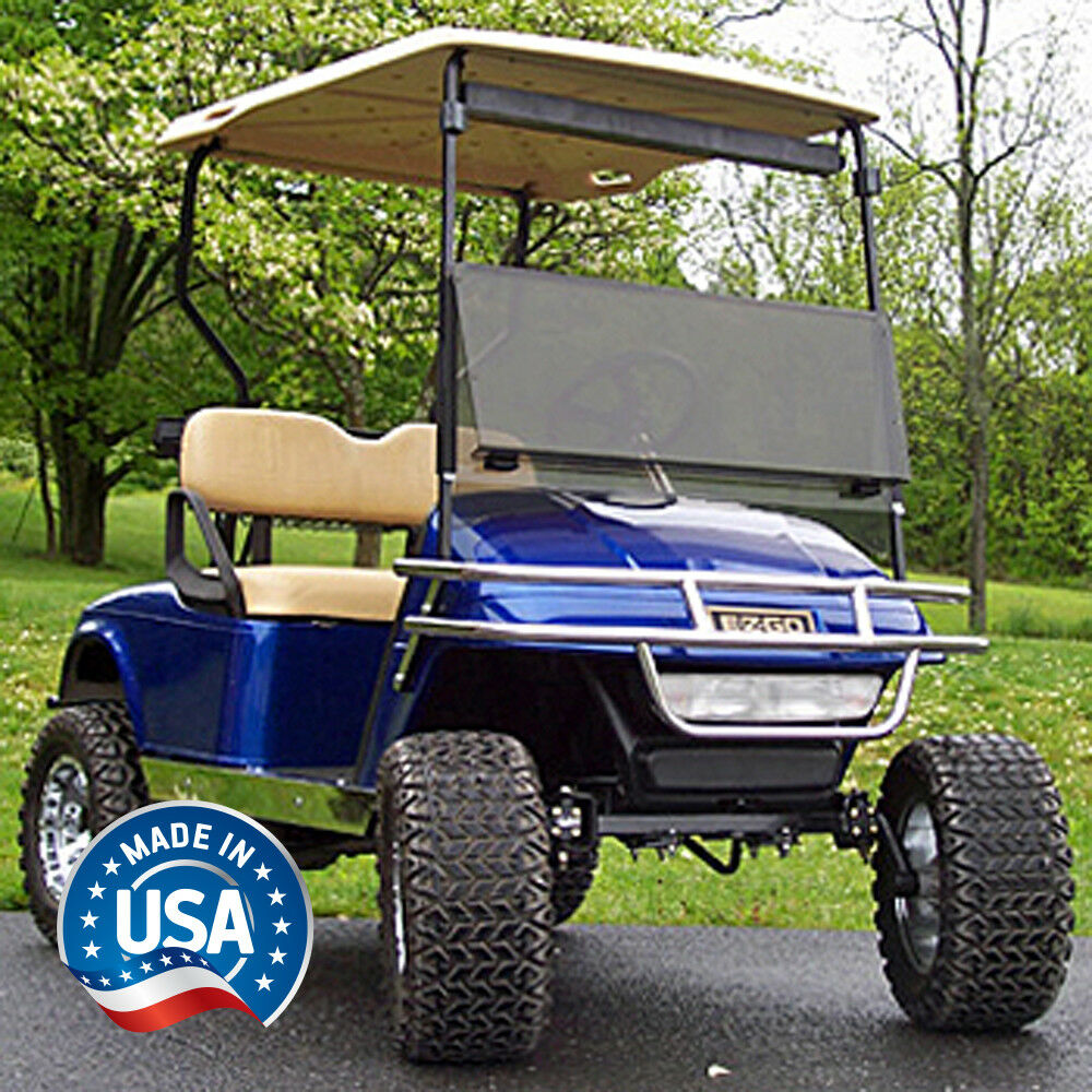 Ezgo Txt (94.5-13) Tinted Fold Down Golf Cart Windshield - Us Made