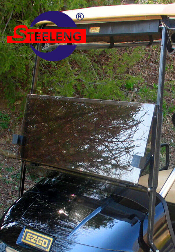 Foldable Tinted Windshield For Ezgo Txt Golf Cart (1994-2013)