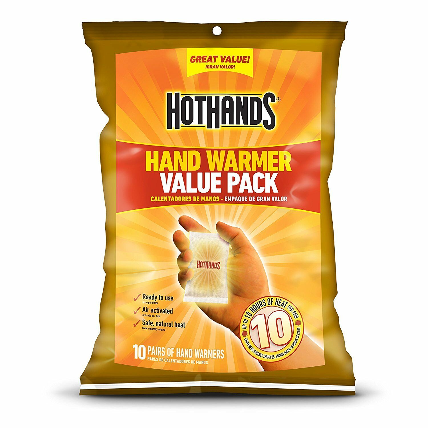Hothands Hand Warmers Value Pack! 10 Pairs