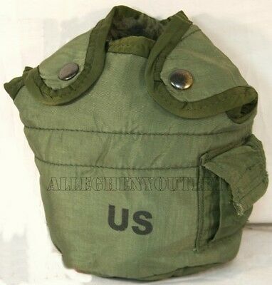 Usgi Military 1 Qt Quart Insulated Canteen Cover Od 1qt Pouch W/ Alice Clips Exc