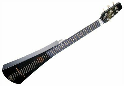 Shop4omni Steel String Camping Travel Guitar With Gig Bag + Strap - Black